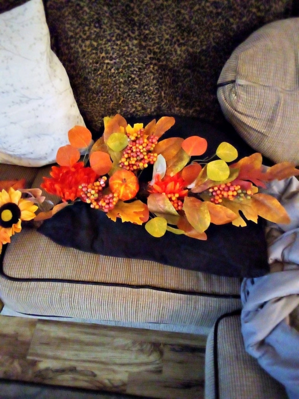 Orange & Yellow Floral Holiday Decor